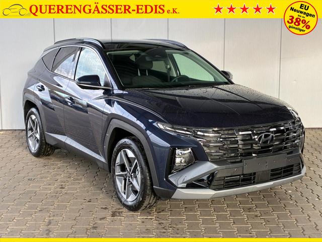 Hyundai TUCSON E-Motion 1.6 T-GDI 2WD 48V DCT / Panoramadach ACC Sitz + Lenkradheizung LED Navi PDC V&H Kamera Alu 18" 