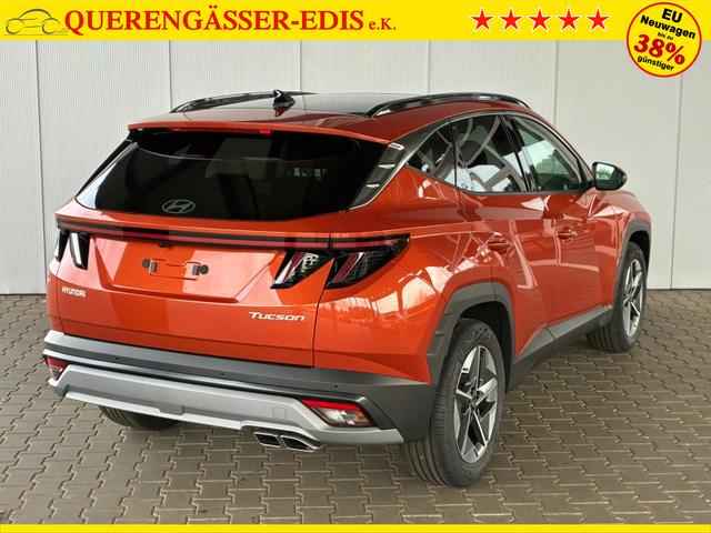 Hyundai TUCSON E-Motion 1.6 T-GDI 2WD 48V DCT / Panoramadach ACC Sitz + Lenkradheizung LED Navi PDC V&H Kamera Alu 18" 