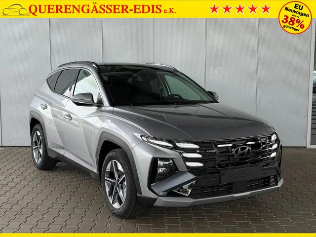 Hyundai TUCSON E-Motion 1.6 T-GDI 2WD 48V DCT / Panoramadach ACC Sitz + Lenkradheizung LED Navi PDC V&H Kamera Alu 18" 