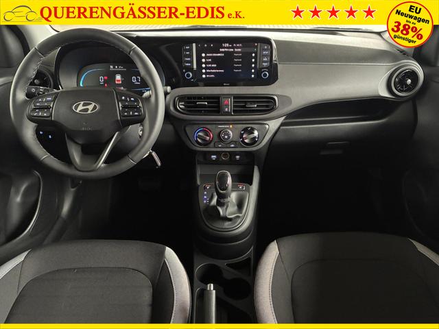 Hyundai i10 Advance 1.2 GDI Automatik / Rückfahrkamera Sitz + Lenkradheizung Navi Alu 15" 
