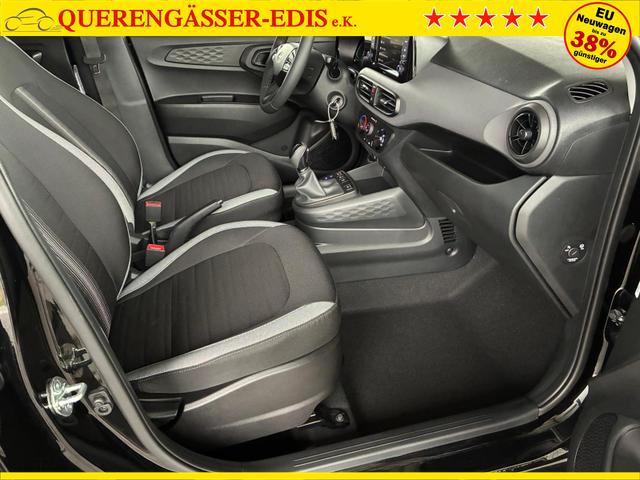 Hyundai i10 Advance 1.2 GDI Automatik / Rückfahrkamera Sitz + Lenkradheizung Navi Alu 15" 