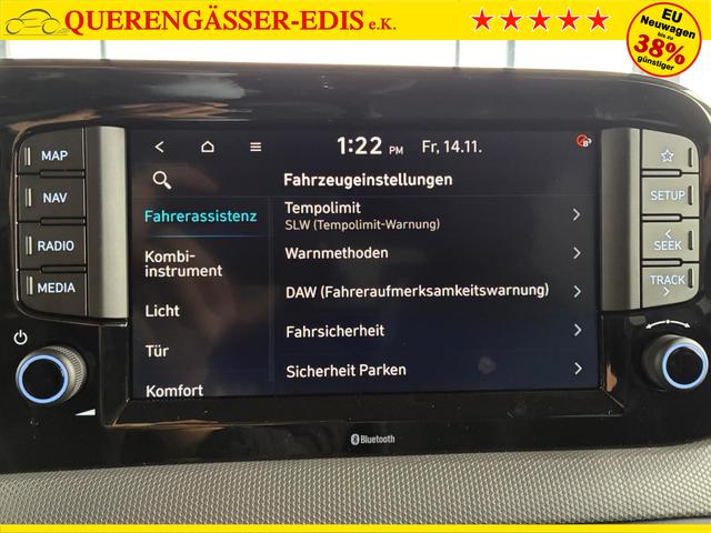 Hyundai i10 Advance 1.2 GDI Automatik / Rückfahrkamera Sitz + Lenkradheizung Navi Alu 15" 