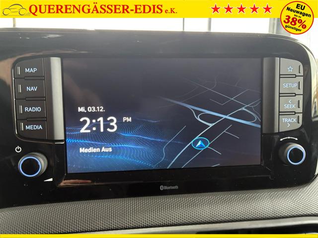 Hyundai i10 Premium 1.2 GDI Automatik / Sitz + Lenkradheizung Navi Klimaautomatik Alu 15'' 