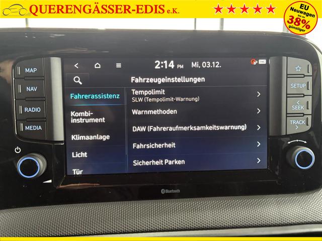 Hyundai i10 Premium 1.2 GDI Automatik / Sitz + Lenkradheizung Navi Klimaautomatik Alu 15'' 