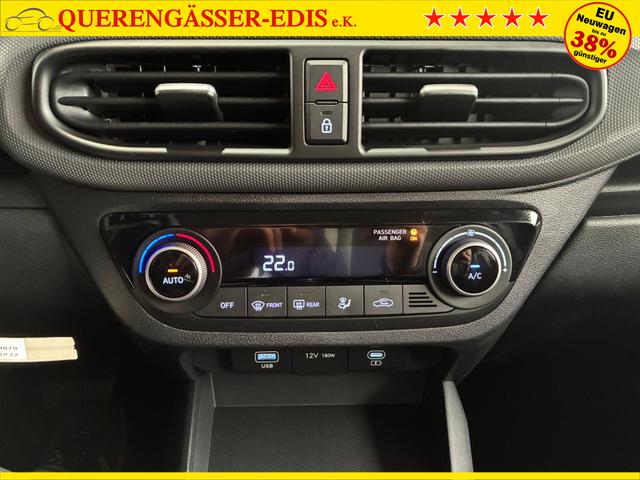 Hyundai i10 Premium 1.2 GDI Automatik / Sitz + Lenkradheizung Navi Klimaautomatik Alu 15'' 