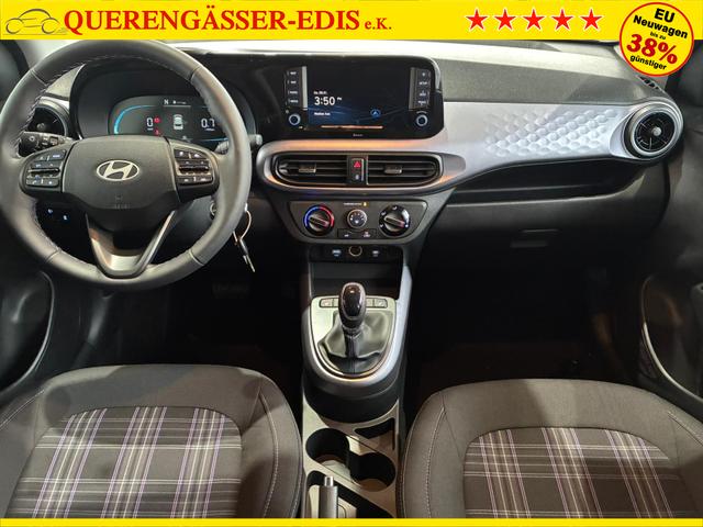 Hyundai i10 Advance 1.2 GDI Automatik / R&uuml;ckfahrkamera Sitz + Lenkradheizung Navi Alu 15" 