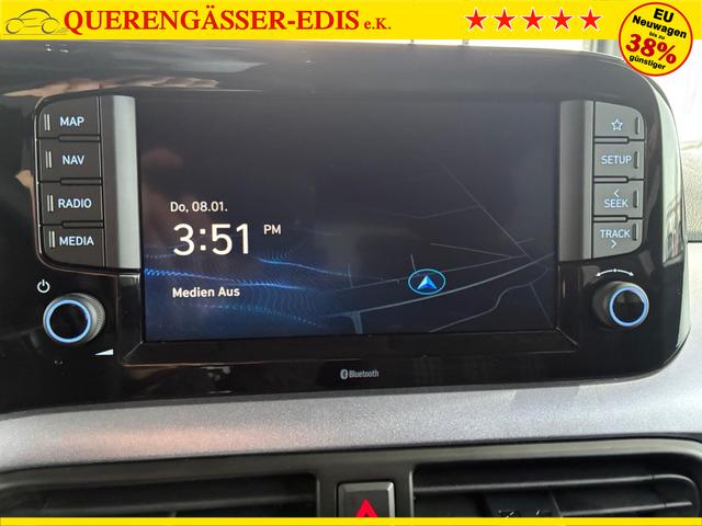 Hyundai i10 Advance 1.2 GDI Automatik / R&uuml;ckfahrkamera Sitz + Lenkradheizung Navi Alu 15" 