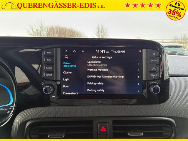 Hyundai i10 Advance 1.2 GDI / R&uuml;ckfahrkamera Sitz + Lenkradheizung Navi Alu 15" 