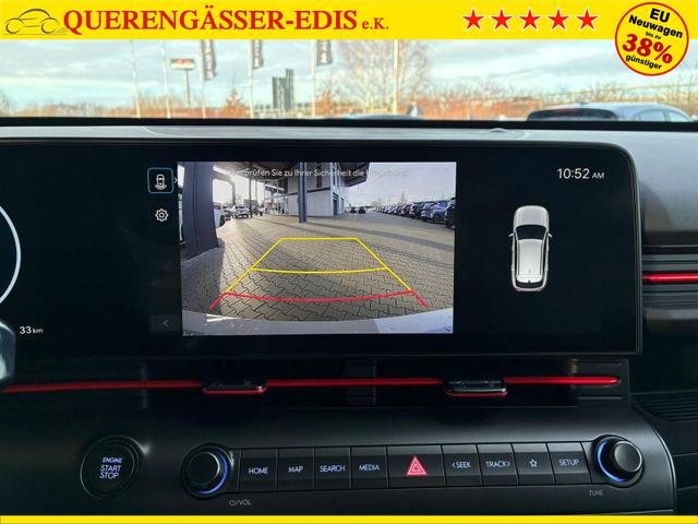 Hyundai KONA 1,6 T-GDI DCT N-Line / LED ACC Navi Klimaaut. Sitz + Lenkradheizung Alu 18" 