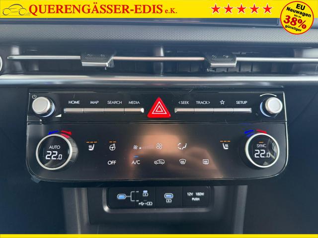 Hyundai TUCSON E-Motion 1.6 T-GDI 2WD 48V DCT / Panoramadach ACC Sitz + Lenkradheizung LED Navi PDC V&H Kamera Alu 18" 