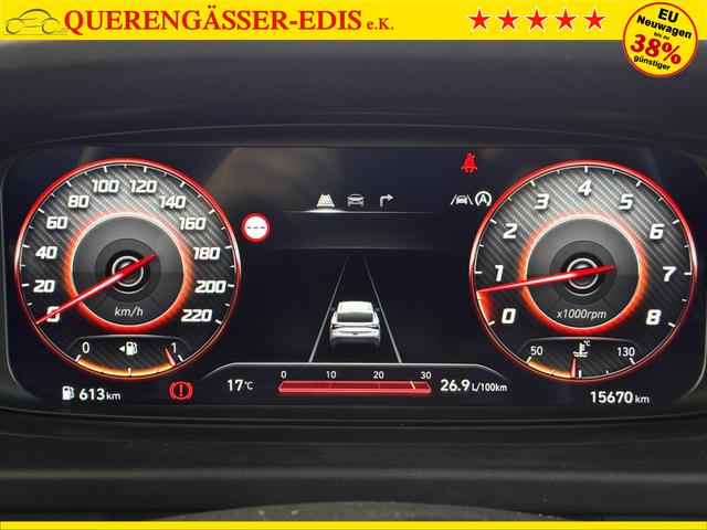 Hyundai i20 1.2 MPI N-Line / LED Tempomat Navi R&uuml;ckfahrkamera Alu 17" 