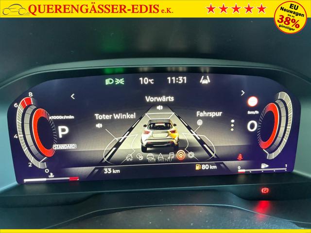 Nissan Juke N-Connecta+ 2WD Automatik / 360&deg; Kam. ACC Teilleder Shz Vorne LED Alu 17" 