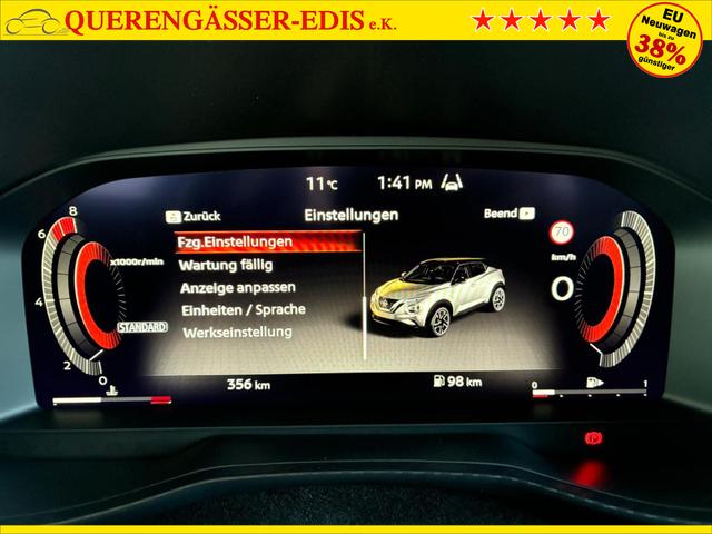 Nissan Juke N-Connecta+ 2WD MT / Sitz + Lenkradheizung Tempomat Teilleder LED Alu 17" 