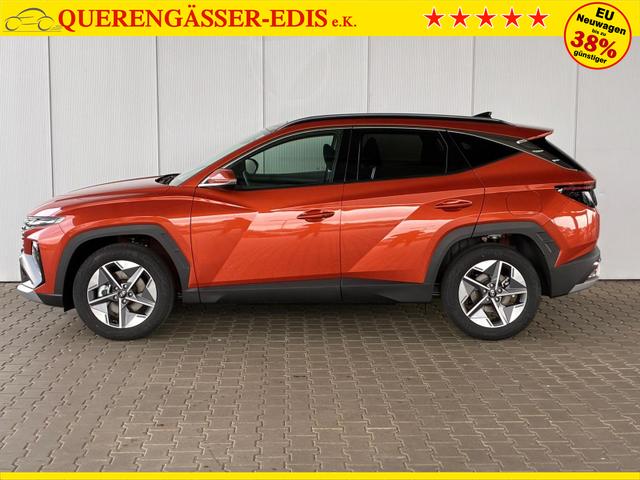 Hyundai TUCSON E-Motion 1.6 T-GDI 2WD 48V DCT / Panoramadach ACC Sitz + Lenkradheizung LED Navi PDC V&H Kamera Alu 18" 