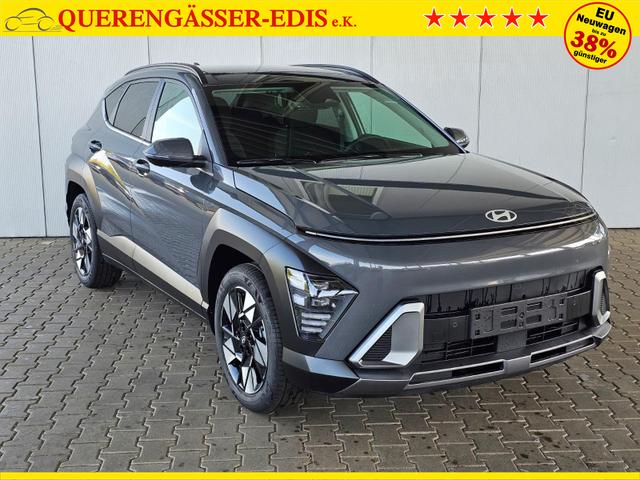 Hyundai KONA Premium 1.6 GDI 2WD HEV DCT / Pano - Schiebedach LED Sitz + Lenkradheizung ACC Alu 18" 