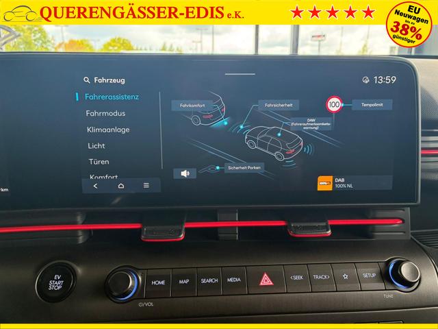 Hyundai KONA Elektro N-Line 64,8 kWh / Bose ACC PDC V&H + Kamera Keyless Sitz Lenkradheiz. LED Alu 19" 