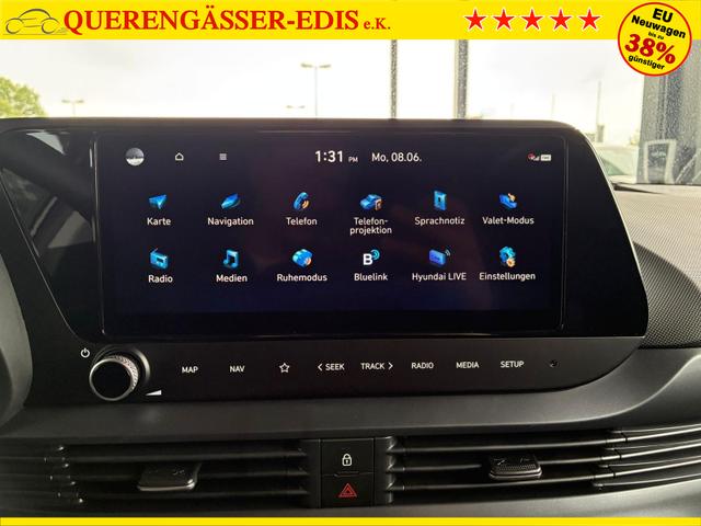 Hyundai i20 Pure 1.2 MPI / Navi PDC Hinten + Kamera Abgedunkelte Scheiben Tempomat Alu 16" 