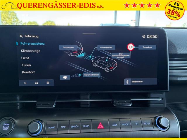 Hyundai KONA Comfort Plus 1.6 T-GDI DCT 4WD / Navi ACC Keyless 360&deg; Kam./ Sitz + Lenkradheiz. LED Alu 18" 