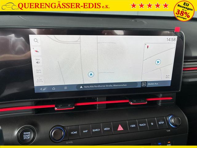 Hyundai KONA 1,6 T-GDI DCT N-Line 179 PS / Navi ACC Shz Vorne + Lenkradheizung LED ALU 18'' 