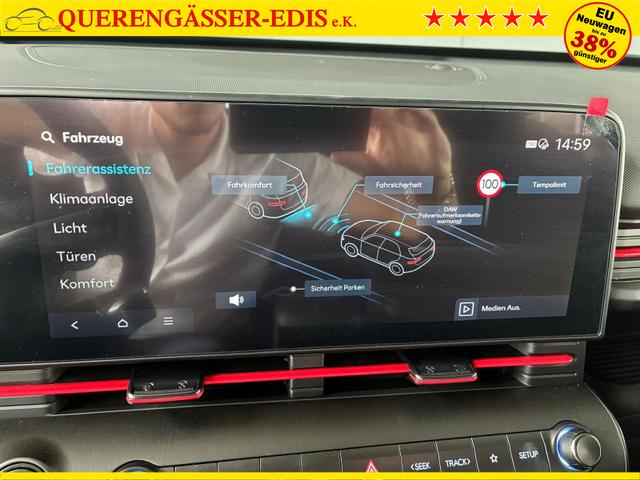 Hyundai KONA 1,6 T-GDI DCT N-Line 179 PS / Navi ACC Shz Vorne + Lenkradheizung LED ALU 18'' 