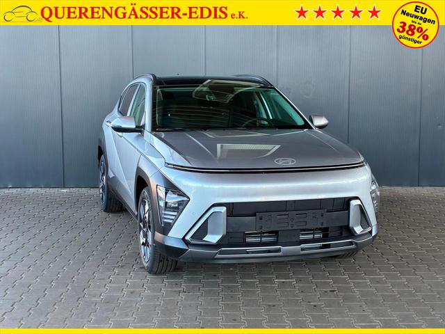 Hyundai KONA Comfort Plus 1.6 T-GDI DCT 4WD / Navi ACC Keyless Sitz + Lenkradheiz. Schiebedach LED Alu 18" 