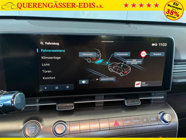 Hyundai KONA Comfort Plus 1.6 T-GDI DCT 4WD / Navi ACC Keyless Sitz + Lenkradheiz. Schiebedach LED Alu 18" 