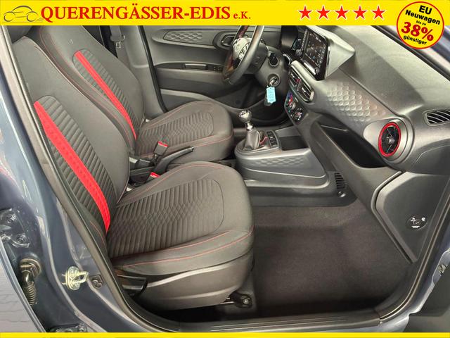 Hyundai i10 MPI 1.2 79PS N-Line / CarPlay Navi Kamera Tempomat Alu 15'' 