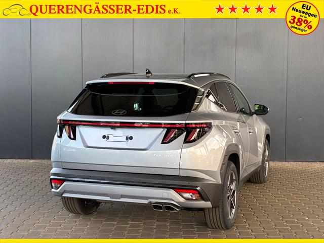 Hyundai TUCSON Comfort Plus 1.6 T-GDI 4WD 48V DCT / Matrix-LED Pano-Dach ACC Shz hi + vo Teilleder Alu 18" 