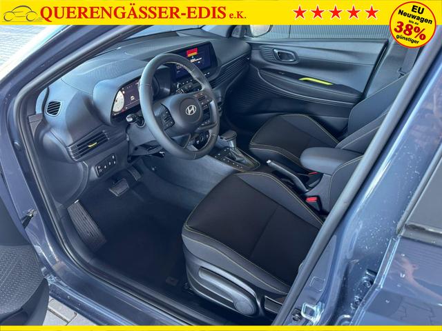 Hyundai i20 Style 1.0 T-GDI BLACK LINE / Navi Fernlichtassistent Spurhalteassistent ACC Kamera Sitz + Lenkradheizung LED Alu 16" 