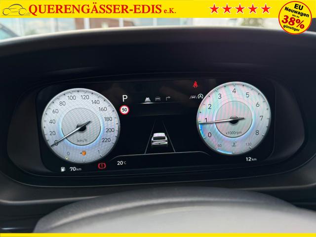 Hyundai i20 Style 1.0 T-GDI BLACK LINE / Navi Fernlichtassistent Spurhalteassistent ACC Kamera Sitz + Lenkradheizung LED Alu 16" 