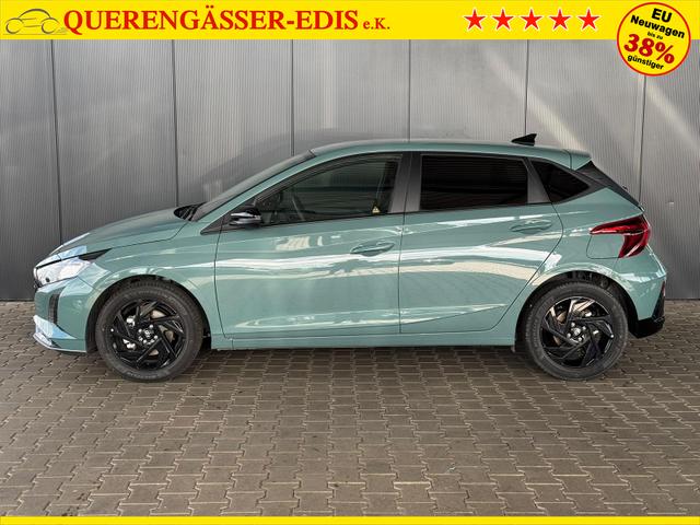 Hyundai i20 Smart 1.0 T-GDi 90PS 6MT Black Pack / Kamera Navi Fernlichtassistent Tempomat Sitz + Lenkradheizung Alu 16" 