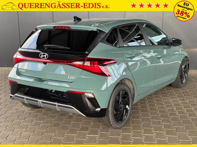Hyundai i20 Smart 1.0 T-GDi 90PS 6MT Black Pack / Kamera Navi Fernlichtassistent Tempomat Sitz + Lenkradheizung Alu 16" 