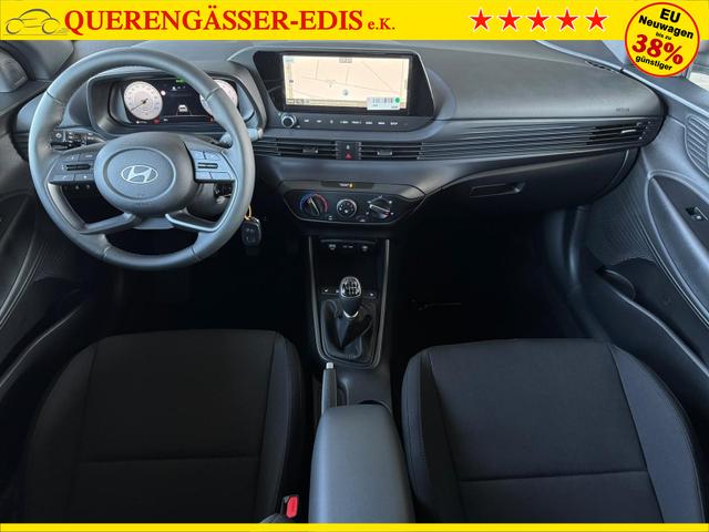 Hyundai i20 Smart 1.0 T-GDi 90PS 6MT Black Pack / Kamera Navi Fernlichtassistent Tempomat Sitz + Lenkradheizung Alu 16" 