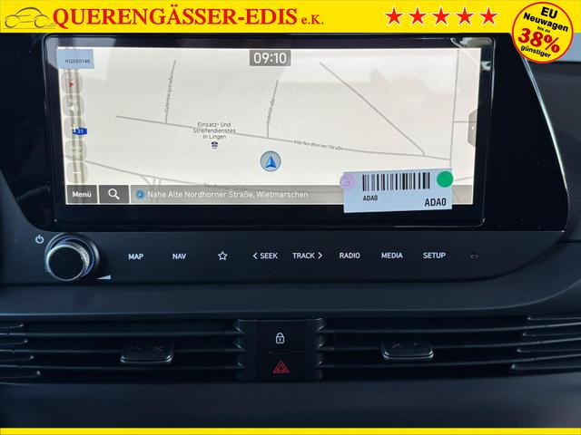 Hyundai i20 Smart 1.0 T-GDi 90PS 6MT Black Pack / Kamera Navi Fernlichtassistent Tempomat Sitz + Lenkradheizung Alu 16" 