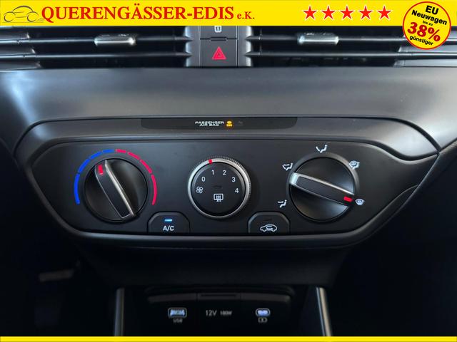 Hyundai i20 Smart 1.0 T-GDi 90PS 6MT Black Pack / Kamera Navi Fernlichtassistent Tempomat Sitz + Lenkradheizung Alu 16" 