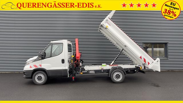 Iveco 35S14H 3750 2.3 136ch Benne Alu JPM + Grue PK 2900 