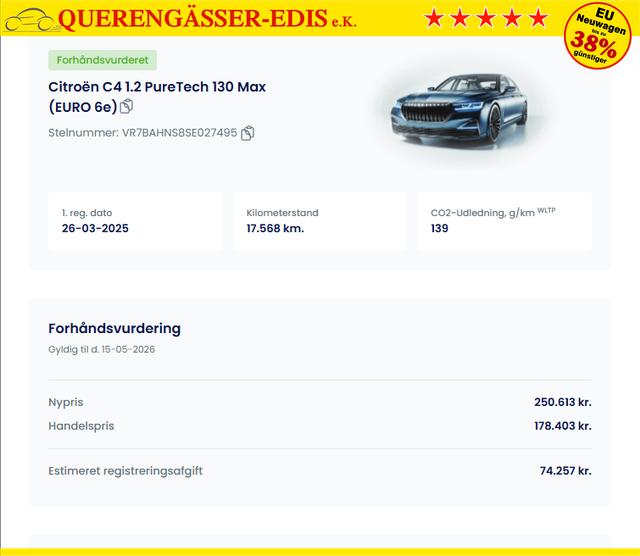 Citro&euml;n C4 MAX 
