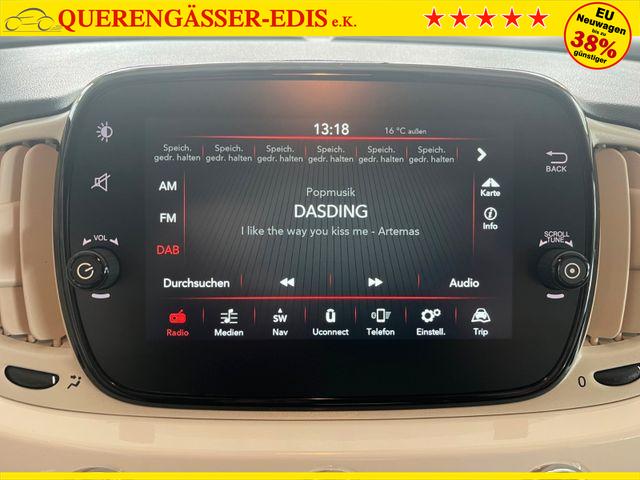 Fiat 500C 1.0 Cabrio DolceVita /KLIMA-AUT/NAV/TFT 