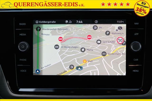 VW Touran 1.5 TSI DSG Oyster Silber Metallic 
