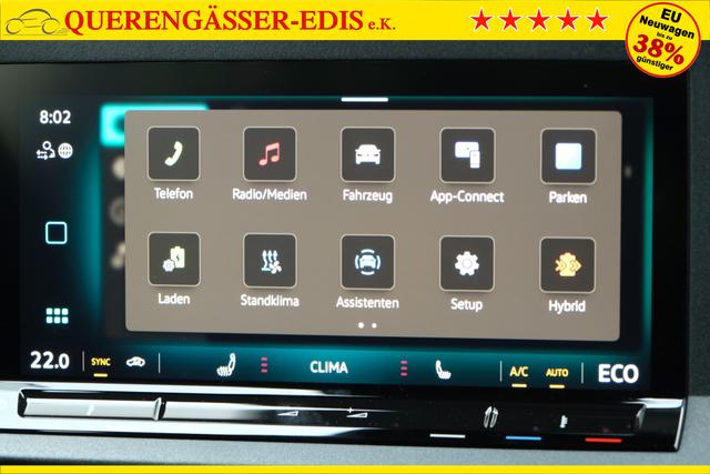 VW Caddy eHybrid Indium Grau 