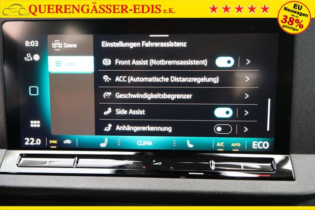 VW Caddy eHybrid Indium Grau 