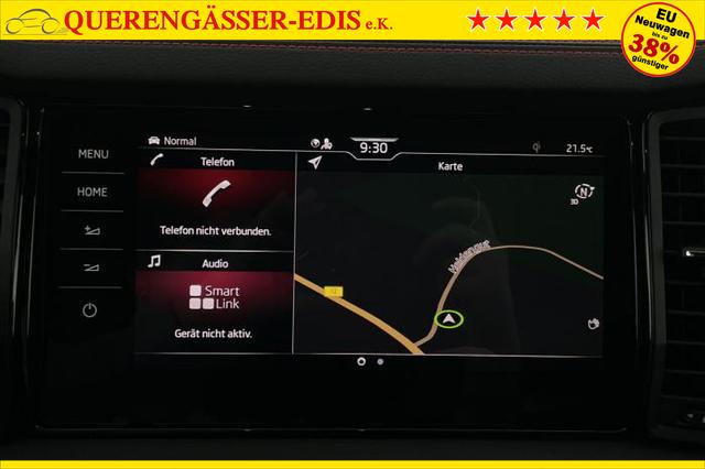 Skoda Kodiaq RS 2.0 TSI 4x4 *AHK*NAVI*ACC*Leder*LED*SHZ*PDC* 
