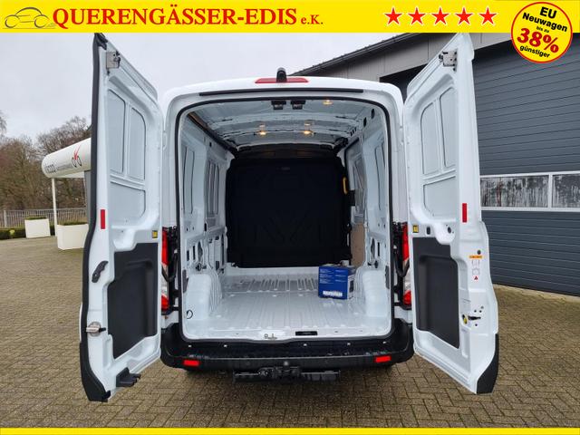 Ford Transit L2H2 2.0 TDCi 130PS Trend 3,5t 3-Sitzer AHK Klima Navi Bluetooth DAB Frontscheibe beheizb. PDC v+h Rückf.Kamera Tempomat 