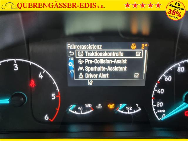 Ford Transit L2H2 2.0 TDCi 130PS Trend 3,5t 3-Sitzer AHK Klima Navi Bluetooth DAB Frontscheibe beheizb. PDC v+h Rückf.Kamera Tempomat 