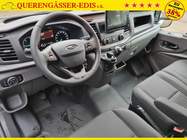 Ford Transit L2H2 2.0 TDCi 130PS Trend 3,5t 3-Sitzer AHK Klima Navi Bluetooth DAB Frontscheibe beheizb. PDC v+h Rückf.Kamera Tempomat 