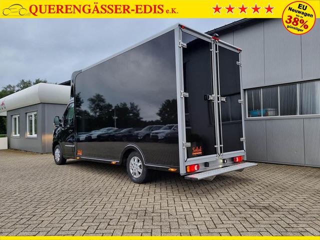 Renault Master Kastenwagen Kofferaufbau 2.3 dCi 165PS 3,5t 3-Sitzer Klima Navi Rückf.Kamera Hecktüren 270° Innenraumverkleidung Laderaum 4100x2120 