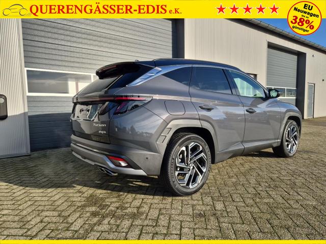 Hyundai TUCSON Prime 1.6 T-GDI 252PS Automatik PHEV FACELIFT MY2025 Voll-Leder elektr. Heckklappe Sitzheizung v+h Lenkradheizung ACC Klimaautomatik HUD Navi Krell-Sound 12,3"-Touchscreen DAB+ wireless Apple CarPlay + Android Auto PDC 4xKamera 2xKeyless 19-LM 