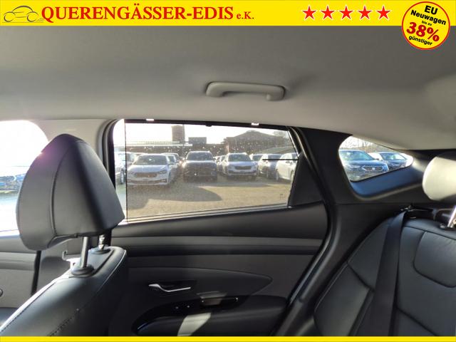 Hyundai TUCSON Prime 1.6 T-GDI 252PS Automatik PHEV FACELIFT MY2025 Voll-Leder elektr. Heckklappe Sitzheizung v+h Lenkradheizung ACC Klimaautomatik HUD Navi Krell-Sound 12,3"-Touchscreen DAB+ wireless Apple CarPlay + Android Auto PDC 4xKamera 2xKeyless 19-LM 