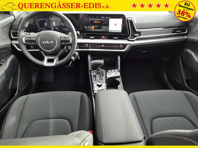 Kia Sportage 1.6 T-GDi MHEV 160PS Automatik Vision Sitzheizung Lenkradheizung Klimaautomatik Navi Bluetooth Touchscreen Apple CarPlay Android Auto PDC v+h Rückf.Kamera Tempomat 17"LM 