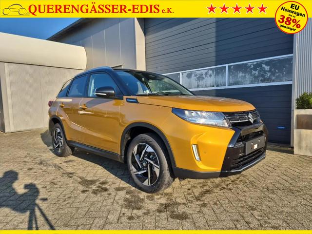 Suzuki Vitara 1.4 Boosterjet 129PS Hybrid Comfort+ Teilleder mit Alcantara Navi Klimaautomatik Sitzheizung ACC PDC v+h Rückf.Kamera Suzuki-Radio Apple CarPlay Android Auto Touchscreen 2xKeyless 17-LM 
